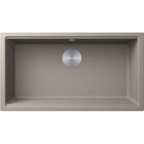 Elleci LG213043BSO Time Undermount Lavello da Incasso 1 Vasca Sottotop Sopratop Granitek Matt 750 x 435 mm colore Tortora 43