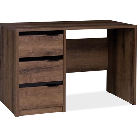 KONSIMO MERO Schreibtisch, Dunkelbraun (1/3)