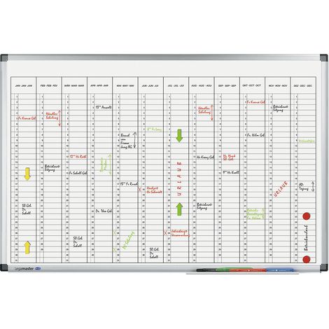 Legamaster, Planning annuel Premium, planning mensuel (1/2)