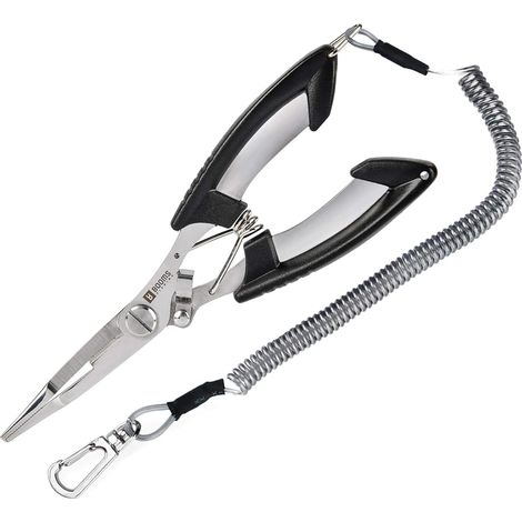 H01 Pince de Pêche à Multi-Fonction Ciseaux en Acier Inoxydable (1/5)