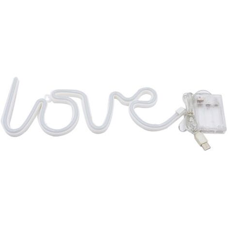 Néon LED Love à Piles(rose) (1/5)