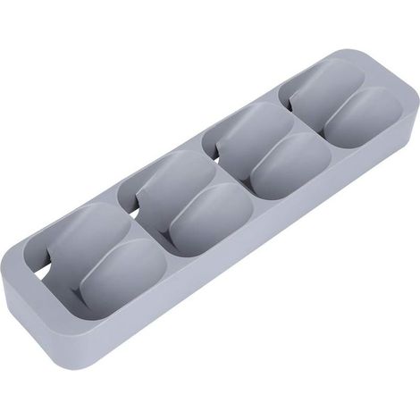 Étagères à épices, Plateau à épices Professionnel Rangement Spice Tiroir Extensible Boîte Vertical 8 Compartiments Fournitures De Cuisine Organisateur D'épices pour Placard Plan Travail Salle gris (1/5)