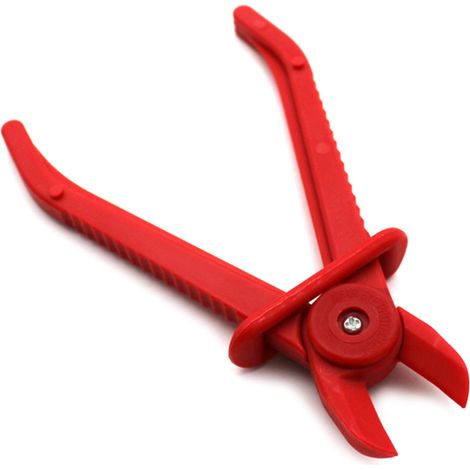 Kit d'outils pour colliers de serrage de tuyau en nylon 155 mm : pince pour colliers de serrage de conduites de frein, de carburant et d'eau, outils mains libres pour la réparation automobile, pinces