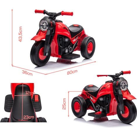 Moto électrique pour enfants,moto 6V pour enfants avec musique,Bubbles 2,5-3 km/h,pour enfants de 2 à 5 ans