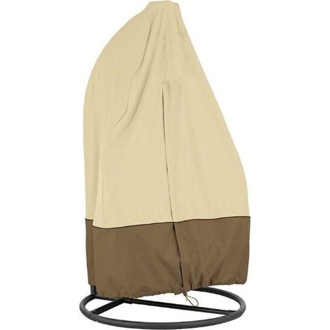 Housse De Chaise Suspendue D'extérieur, Housse De Chaise Suspendue, Imperméable, Résistante À L'hiver, Résistante Aux UV, Housse De Protection, Chaise Housse de Fauteuil Suspendu(Khaki,115x190cm) (1/4)