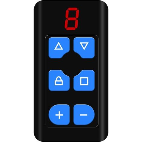 TéLéCommande MultifréQuence 8 Canaux pour Portail, Porte, Volet Roulant, Porte de Garage, Porte éLectrique, Copie de TéLéCommande A (1/2)