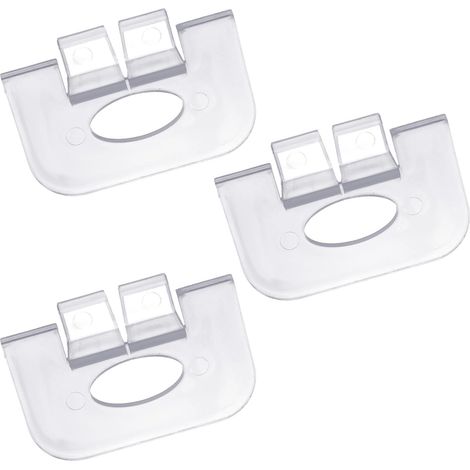 3pcs Poignées de Levage sans Fil pour Stores Alvéolaires, Poignées de Rechange Stores Cellulaires à Plis 3/4 Pouce pour Cellulaires Graver Bali Blinds Fabriqués Après 2015 (Transparents) (1/5)