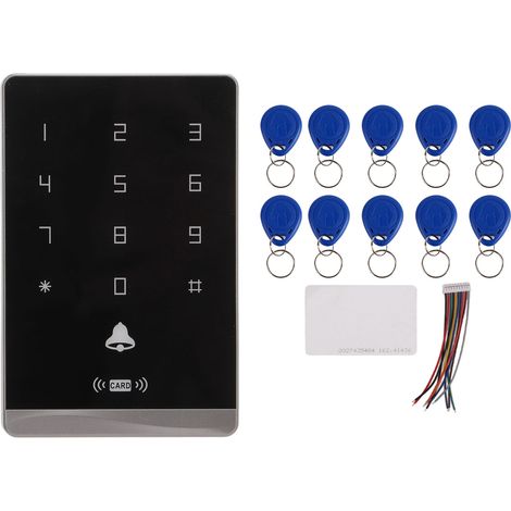 Touchscreen-Tastatur mit integrierter Türklingel für Büro und Zuhause