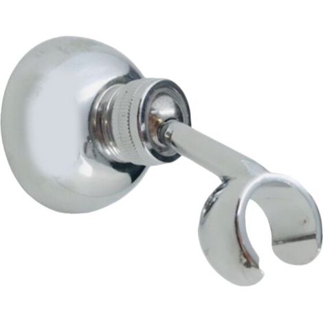 Support De Douche - Laiton - Rond - Fixation Murale - Compatible Toutes Douches - 1 Pièce (1/4)