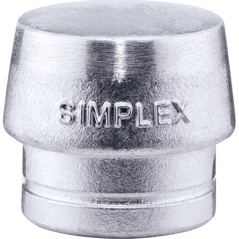 HALDER Tête de maillet à frappe amortie SIMPLEX D. de la tête 60 mm ( 4000811690 )
