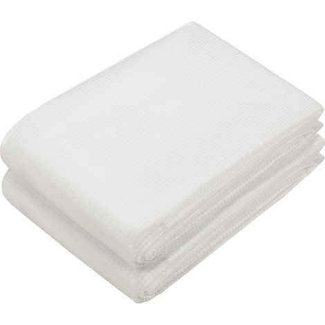 Maison Exclusive - Lonas de leno 2 unidades 260 g/m² 2x5 m blanca (1/5)