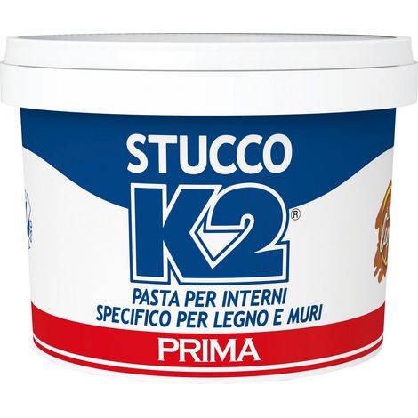 1 kg stucco riempitivo K2 pasta noce a spatola per mobili legno e muri (1/2)