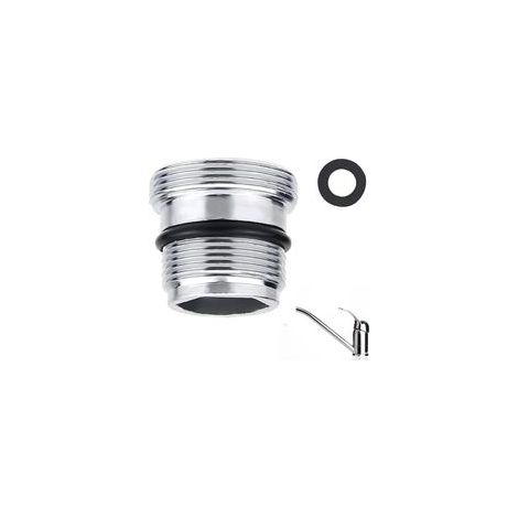 Adaptateur de robinet mélangeur M18-M22 connecteur métallique pour raccorder un aérateur à un robinet. (1/4)