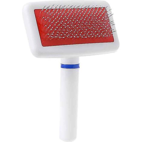 Brosse Pour Chiens Et Chats - Dents En Acier Inoxydable - Manche Ergonomique Abs - Pour Poils Courts Moyens Longs - 1 Pièce (1/5)
