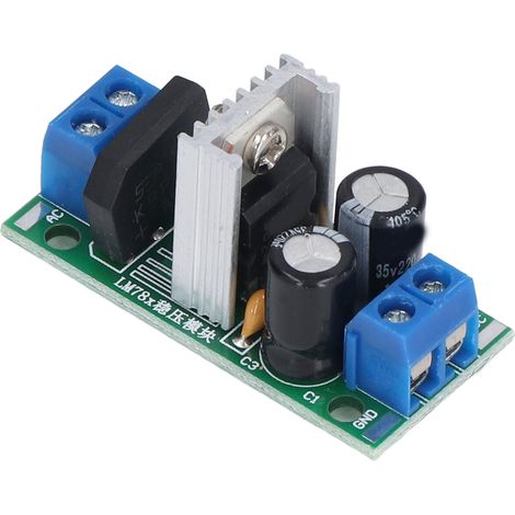 Module régulateur CC/CA à 3 bornes, redresseur, filtre et convertisseur d'alimentation 12 V LM7812