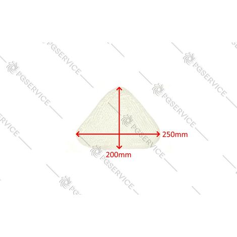 Ariete panno straccio 200mm x 250mm scopa lavapavimenti a vapore Steam Mop 4163 (1/3)