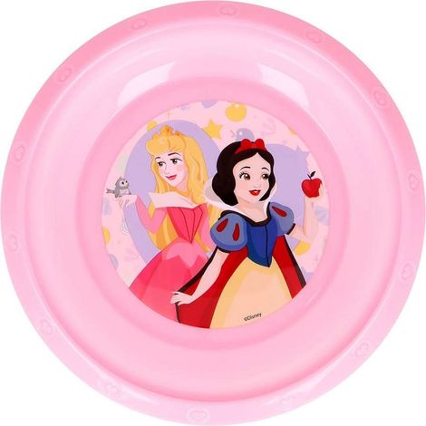 TATAWAY Disney Ciotola rosa per bambine in plastica Principesse resistente (1/2)