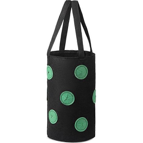 1 pièces 12 Holes Felt suspendu Tomato Grow sac jardinière légume fleur plante Grow Bags jardin pot de fleurs D (1/5)