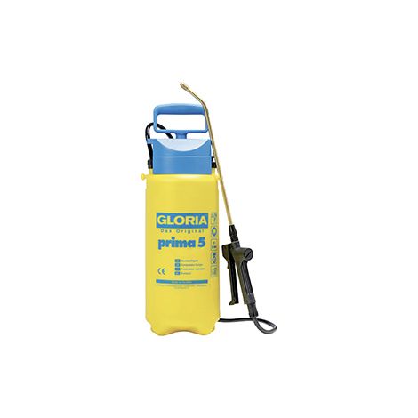 pulvérisateur à main gloria modèle prima 5 à compression avec pompe à pression avec soupape de sécurité intégrée, entonoir, lanc