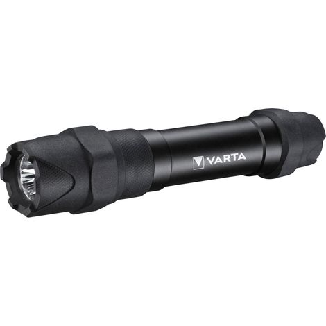 Varta – Lampe torche indestructible 650 lumens – Construction robuste – Résiste aux chutes jusqu'à 9m – Pour chantiers humides et terrains accidentés