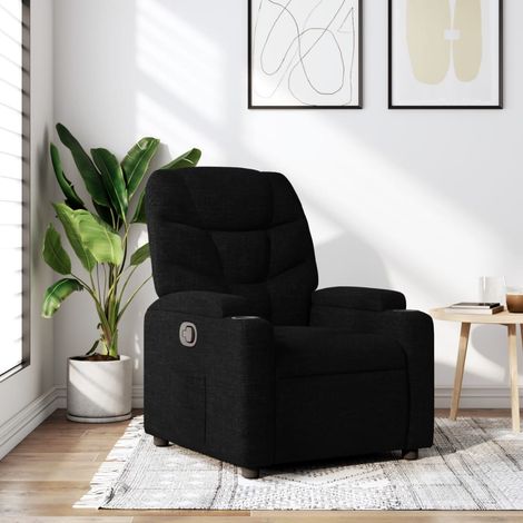 Relaxsessel Schwarzer Stoff