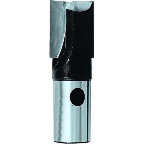 Mèche à Rainer Droite Carbure D.15 mm X Q. M10 x 1.5 x Lu. 25 mm x Lt. 60 mm Z2+1 - Idéale pour Défonçage Menuserie - Diamwood