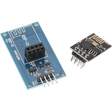 Module émetteur-récepteur sans fil Wi-Fi série ESP8266 ESP-01 avec adaptateur ESP-01 (1/5)