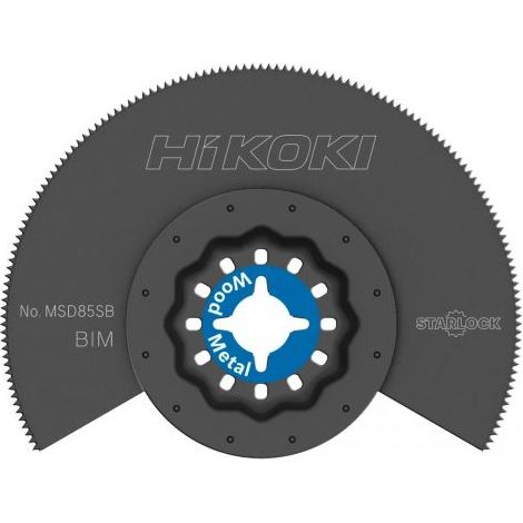 Hitachi Accessori - Hitachi Msd85Sb Multitool Blad - Starlock - 85 X 0,9 mm - Hout Metaal 1St