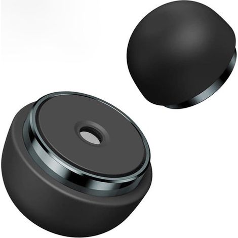 Paquete de 2 mini almohadillas de refrigeración magnéticas universales,Aptas para portátiles,Teclados de portátiles,3,963,962,8 cm,Negro (1/5)