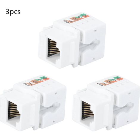 3-teiliger Anzeigeblock für RJ45 Cat5e Ethernet-Kabel – Computernetzwerkzubehör (1/5)