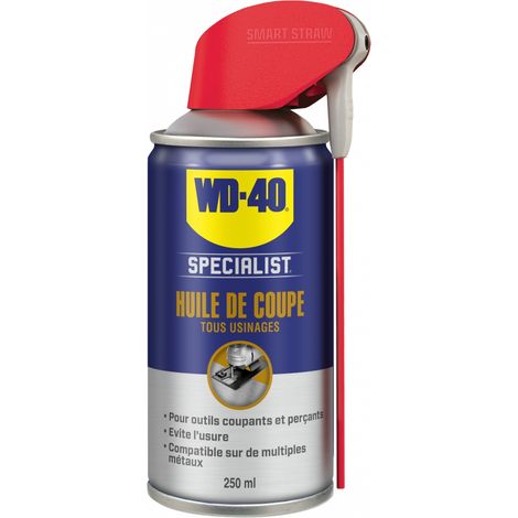 Wd40 Company – Huile de coupe WD-40 SPECIALIST Aérosol 250 ml – Lubrifiant pour métaux – Application précise et coupe nette – Pour usage professionnel