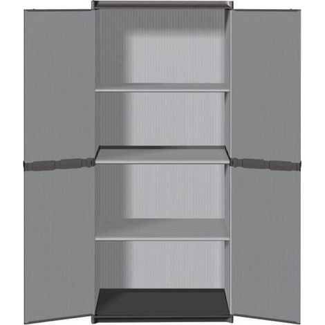 TOOD Armoire de rangement haute en resine 3 tablettes (1/3)