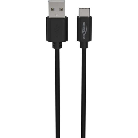 Cable de carga USB a USB-C de 100 cm. Práctico para la carga de hasta 3,0 A y la sincronización de tus datos hasta (1/4)
