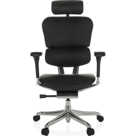 [NEUWERTIG] Hjh Office Bürostuhl Chefsessel Ergohuman Gen2 Leder Schwarz Stuhl Möbel Ses770 B-Ware (1/2)