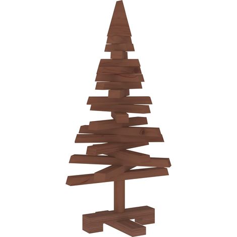 Árbol de Navidad de madera KOTKA 60 cm Madera de Pino Maciza vidaXL (1/5)