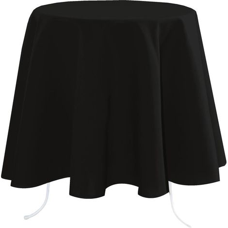 Nappe ronde 180 cm Nelsonn noir