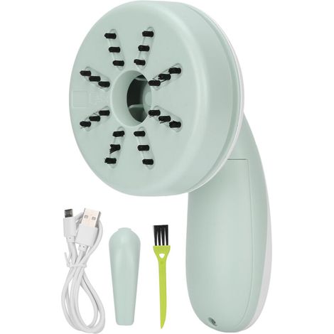 Nettoyeur de Bureau Rechargeable Mini C500 pour Poussières et Cheveux - Bleu Clair