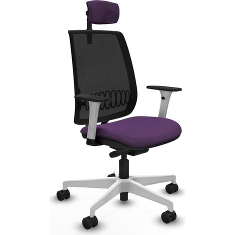 Silla de oficina piqueras y crespo Alares negro reposacabezas ajustable (1/2)