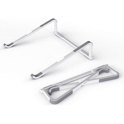Zusammenklappbarer Laptopständer aus leichter Aluminiumlegierung, kompatibel mit MacBook Pro/Air Laptops (bis zu 17 Zoll) (1/5)