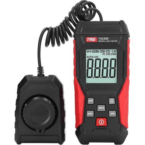 Illuminateur numérique 200 000 LX : luxmètre de haute précision avec fonction d'arrêt automatique pour la mesure de l'éclairement.