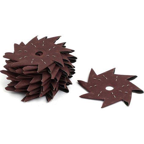 4-Zoll-150-Nadelrad-geformtes achteckiges Schleifpapier-Schleifwerkzeug 15pcs (1/3)