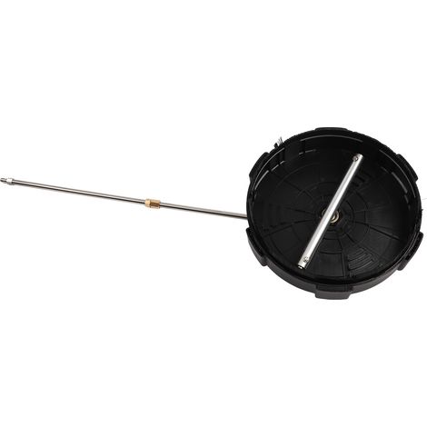 Nettoyeur de surface pour nettoyeur haute pression de 16 pouces avec 3 roues, accessoire électrique en acier inoxydable 3600PSI, connecteur rapide 1/4, 2 rallonges (1/5)