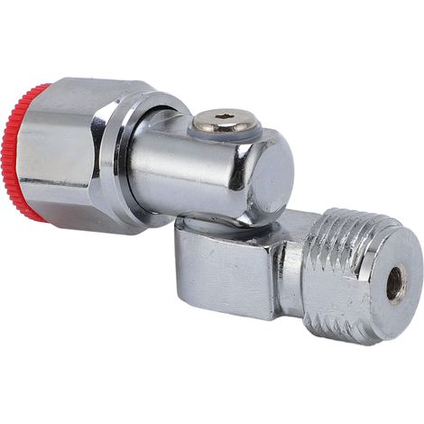 Raccord pour pistolet à peinture sans air, filetage 7/8 pouce, rotation à 360°, léger, couleur argent. (1/5)