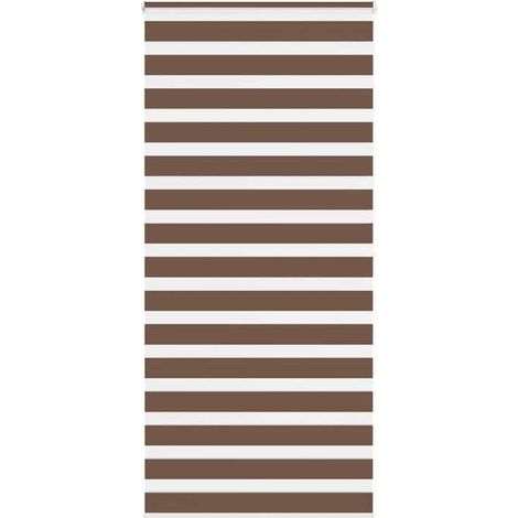 4014367 Store zèbre marron 110x200cm largeur du tissu 105,9cm polyester (1/5)