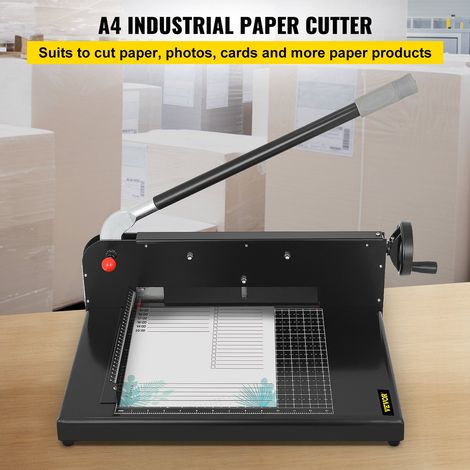 Massicot A4 Largeur 12 po/30 cm Coupe-Papier Manuel 300 Feuilles 0,5-4 cm Guillotine Coupe-Papier avec Protection de Sécurité Guill… (1/5)