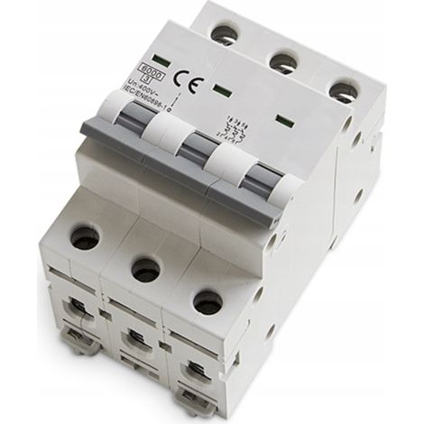 Disjoncteur de surintensité iLuve WNP B 25A 3P B 25 3P 3M 6KA AM-N14120-00
