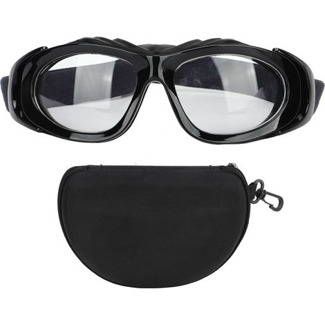 Lunettes de protection sportives HD pour cyclisme, running, randonnée, football, basket - Noir (1/5)