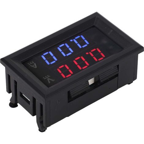 Digitales Spannungs- und Strommessgerät mit LED-Anzeige, DC 0–100 V, 50 A, mit Umschalter (1/5)