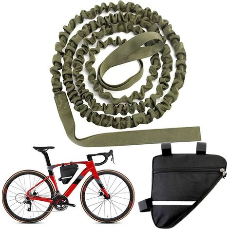 Corde De Remorquage de Vélo pour Enfants, Corde Élastique Extensible Vélo pour Enfant, Universellement Durable, pour Vélo, Cycles, Vélo Électrique, Adultes (4.5M, jusqu'à 500 LB / 225 kg) (1/5)