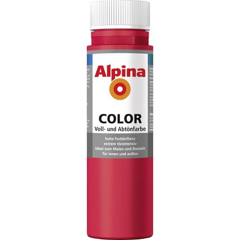 Alpina Color Abtönfarbe fire red 250 ml Abtönfarbe